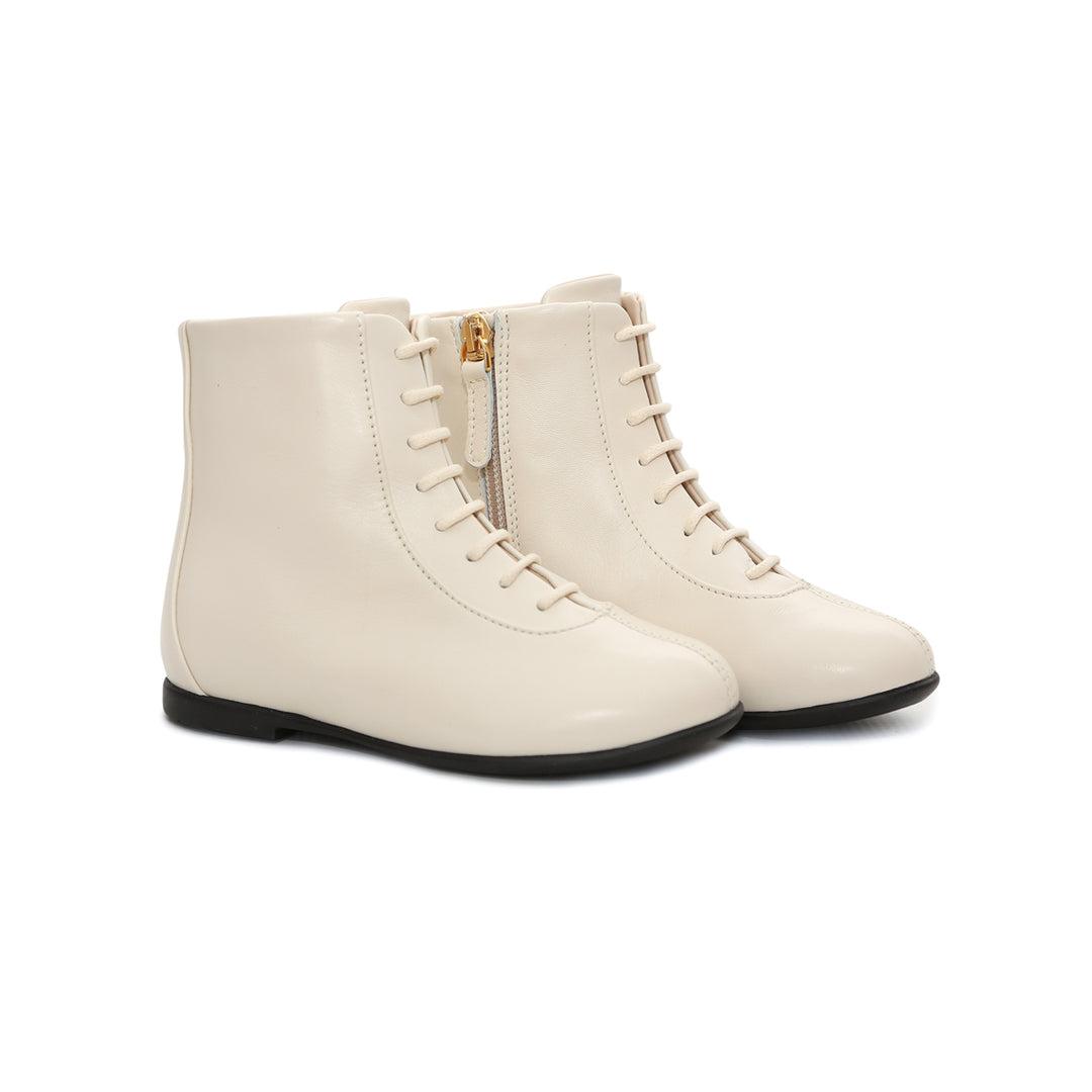 LUXELIM Milano Boots SZ 24 deals ivory